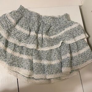 Aerie Rock N Ruffle Mini Skirt